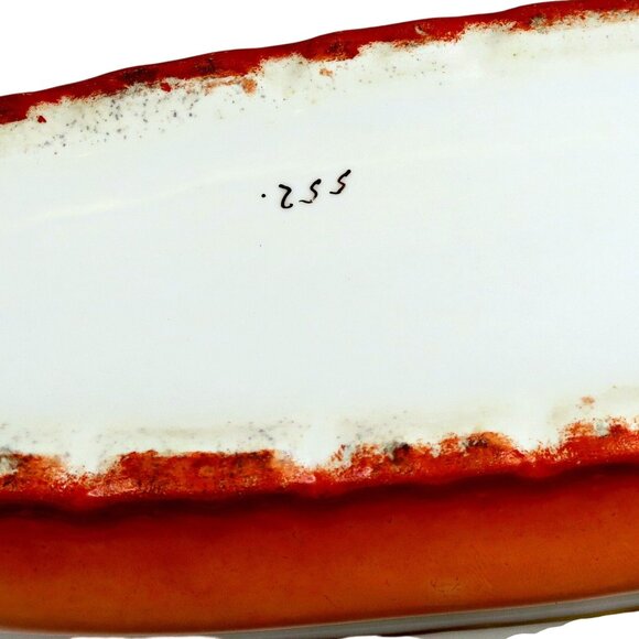 Vintage Luster-Style Covered Vanity Dishes – Rosebud Motif, Hand-Numbered Pair - Picture 11 of 13